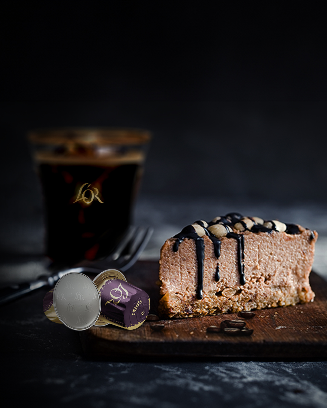 ES coffee and cake