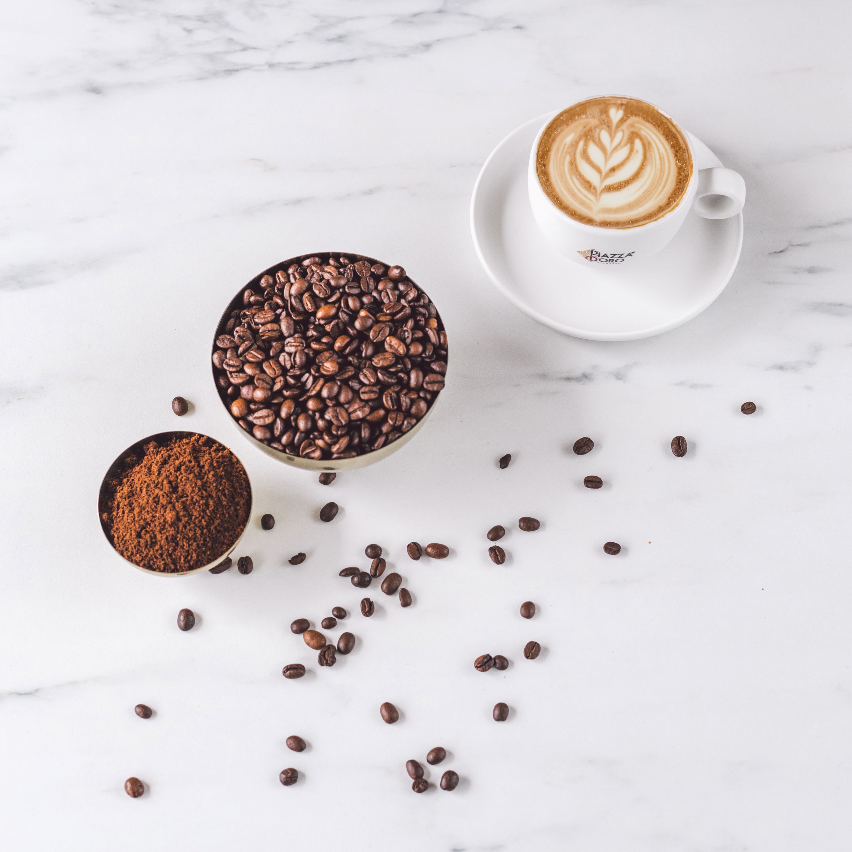 ES beans and cappuccino