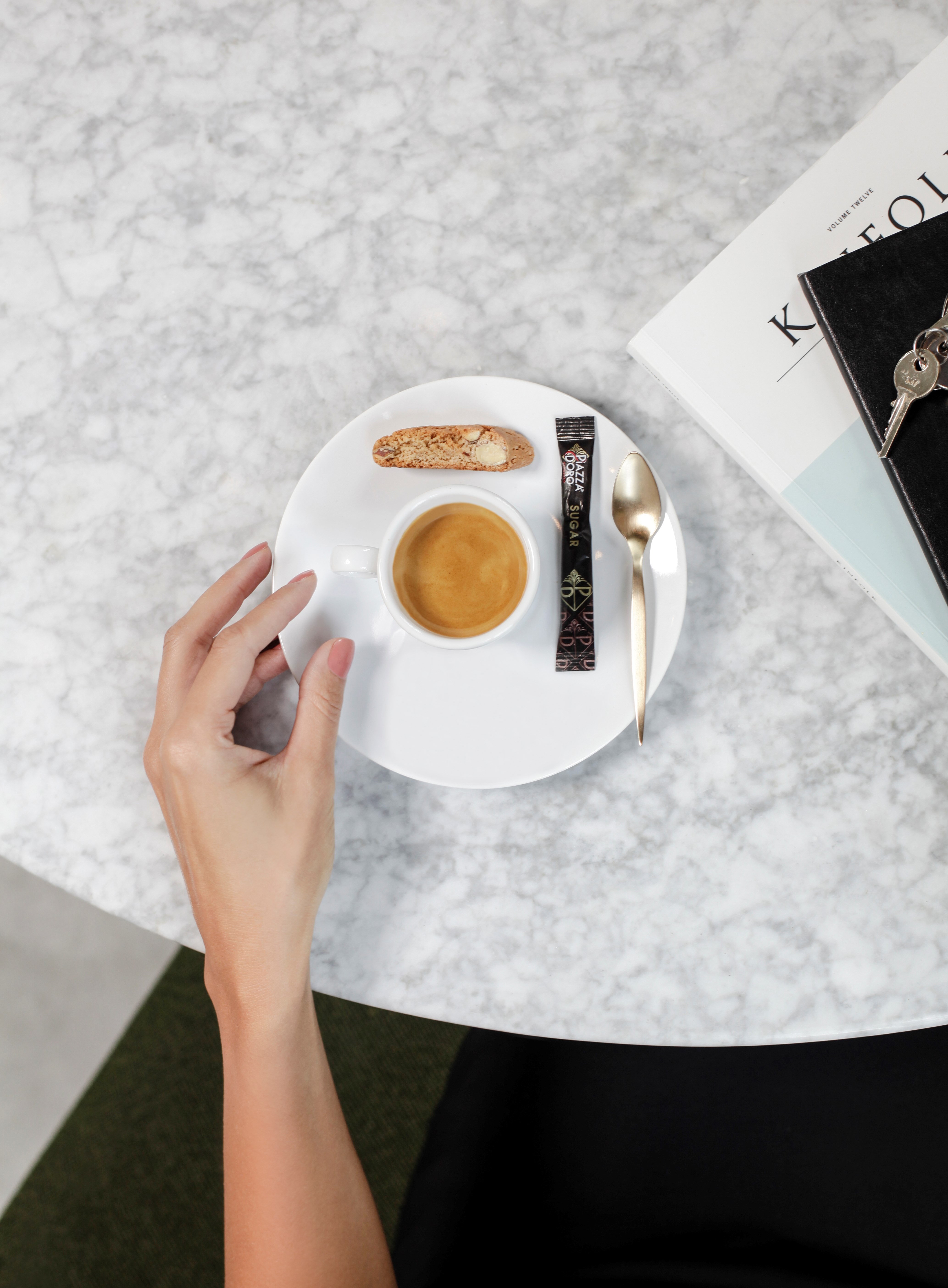 es coffee from above